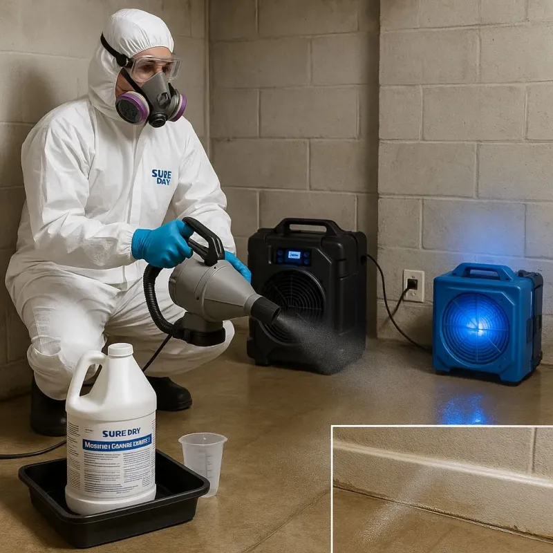Sanitization and Odor Removal process in Deer Park, OH